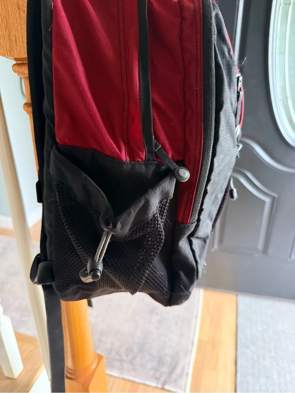 L.L.Bean Red & Black Backpack Daypack
